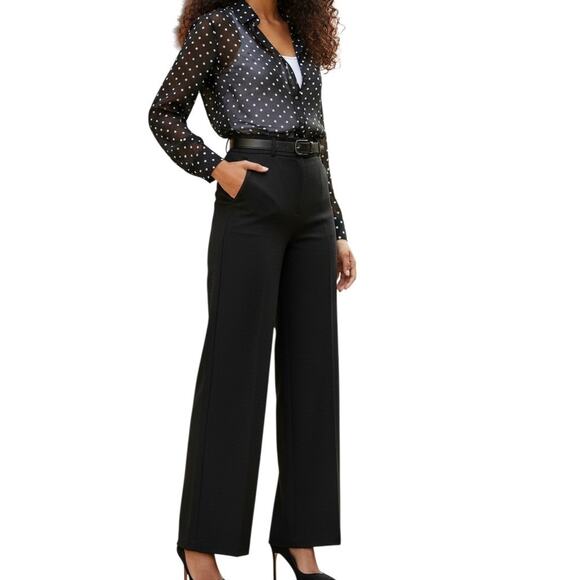 Jaclyn Smith Pants - Jaclyn Smith Collection Women's Navy Black Dress Pants, Size 16